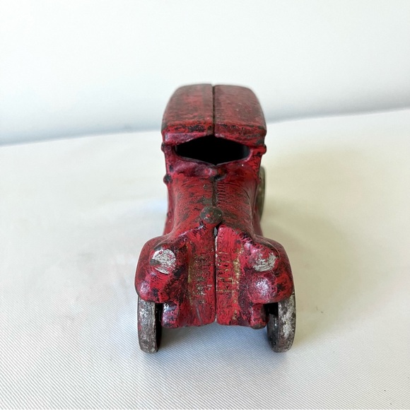 Antique / Vintage 6" Cast Iron Toy Car Sedan Coupe Touring - Picture 4 of 5